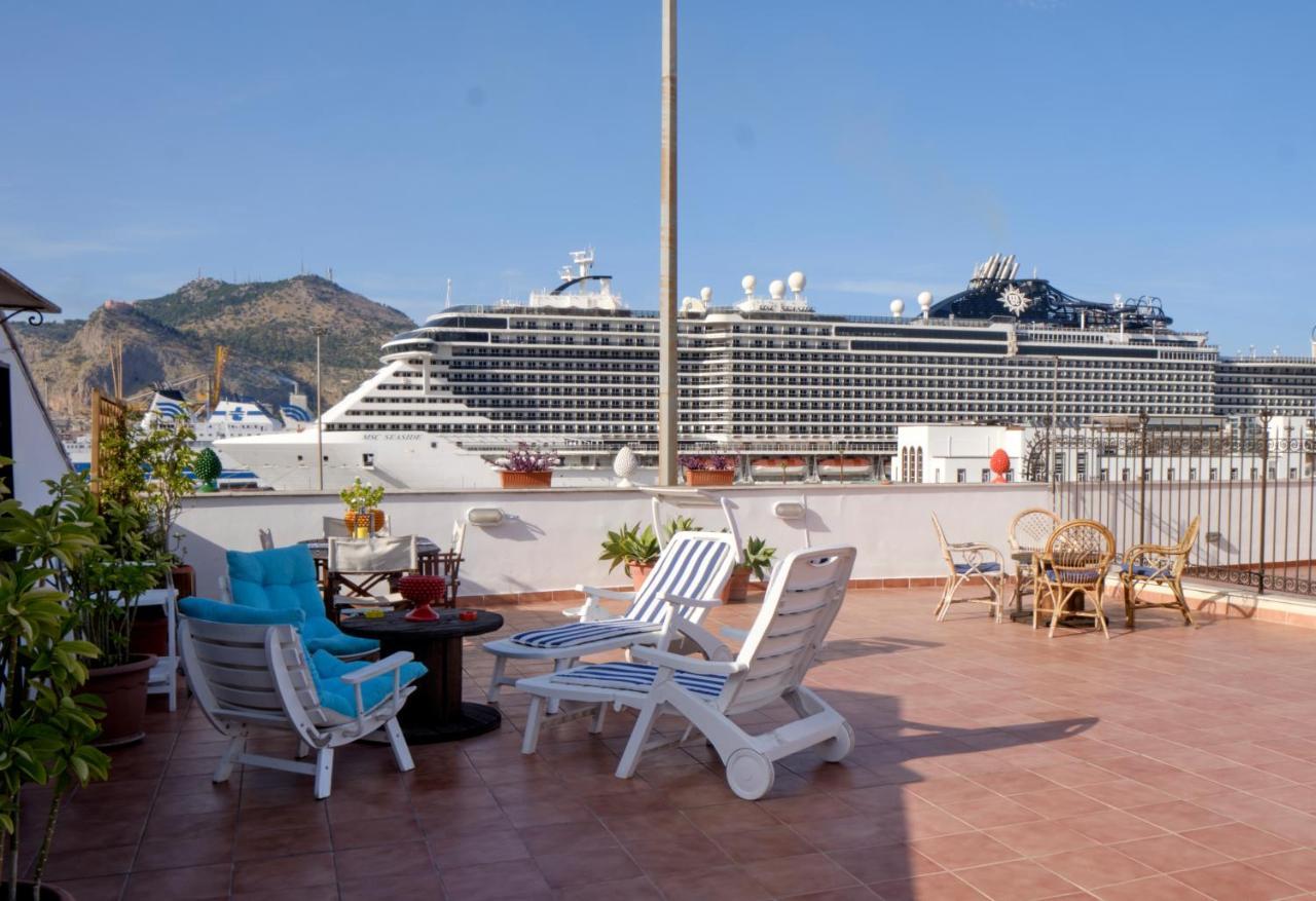 Attico Con Terrazza Sul Porto Daire Palermo Dış mekan fotoğraf