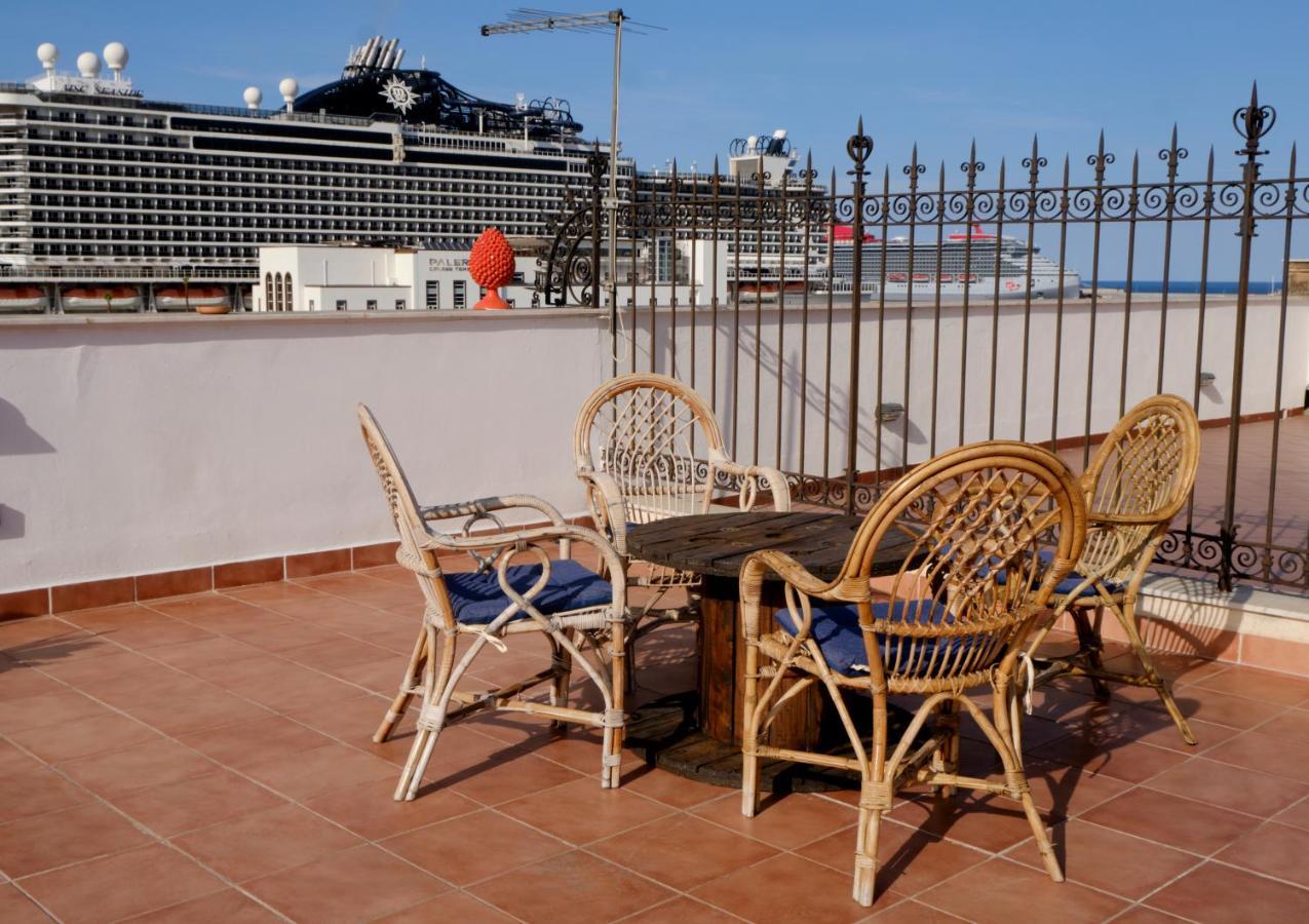 Attico Con Terrazza Sul Porto Daire Palermo Dış mekan fotoğraf